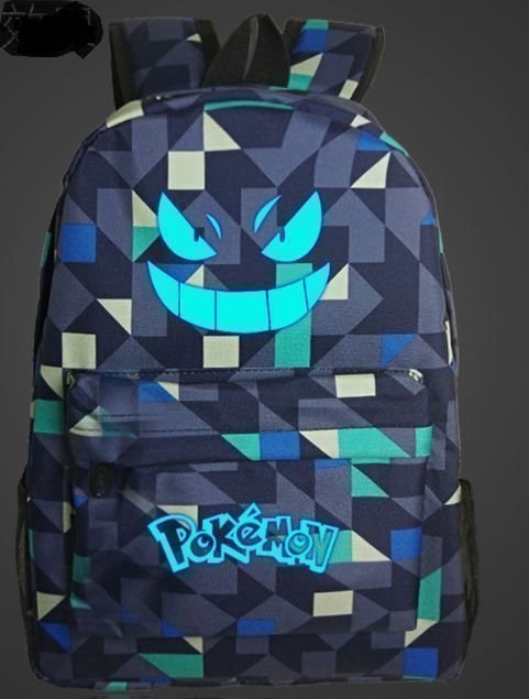 Nattlysande Pokemon Ryggsäck