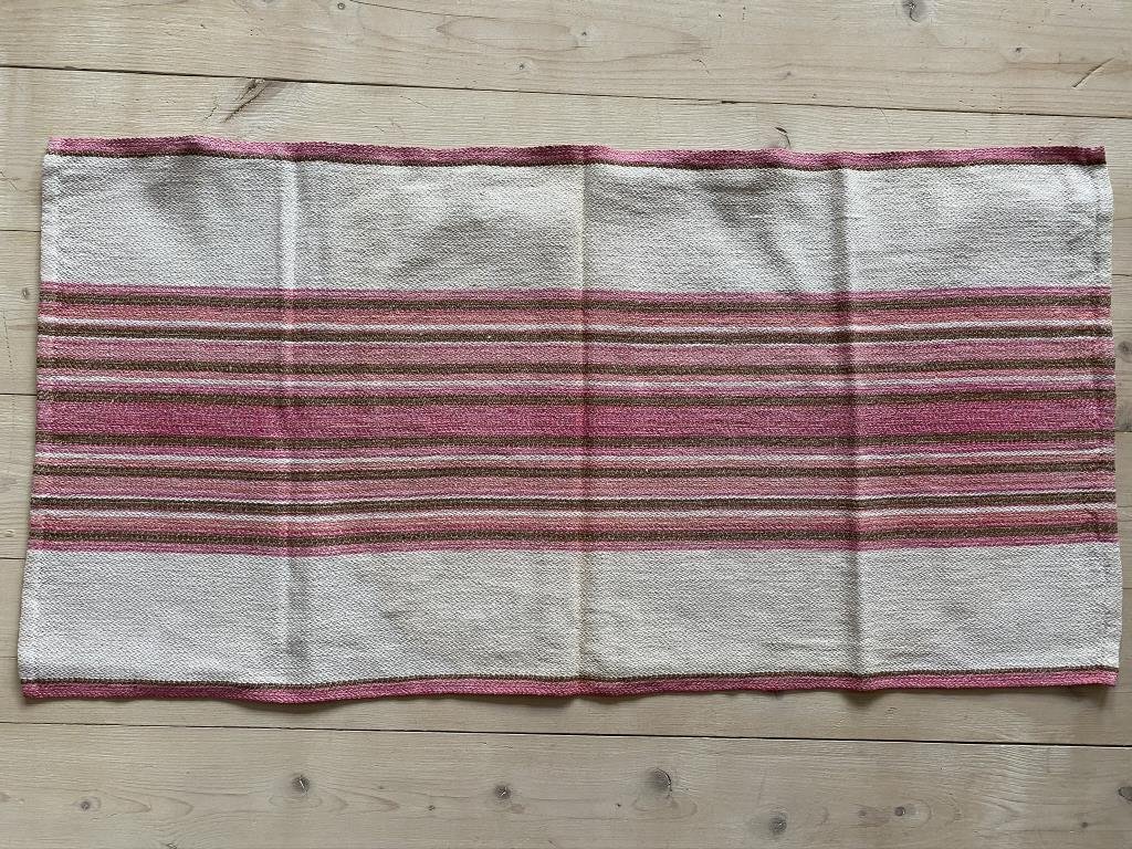 Löpare handvävd 77 x 38 cm
