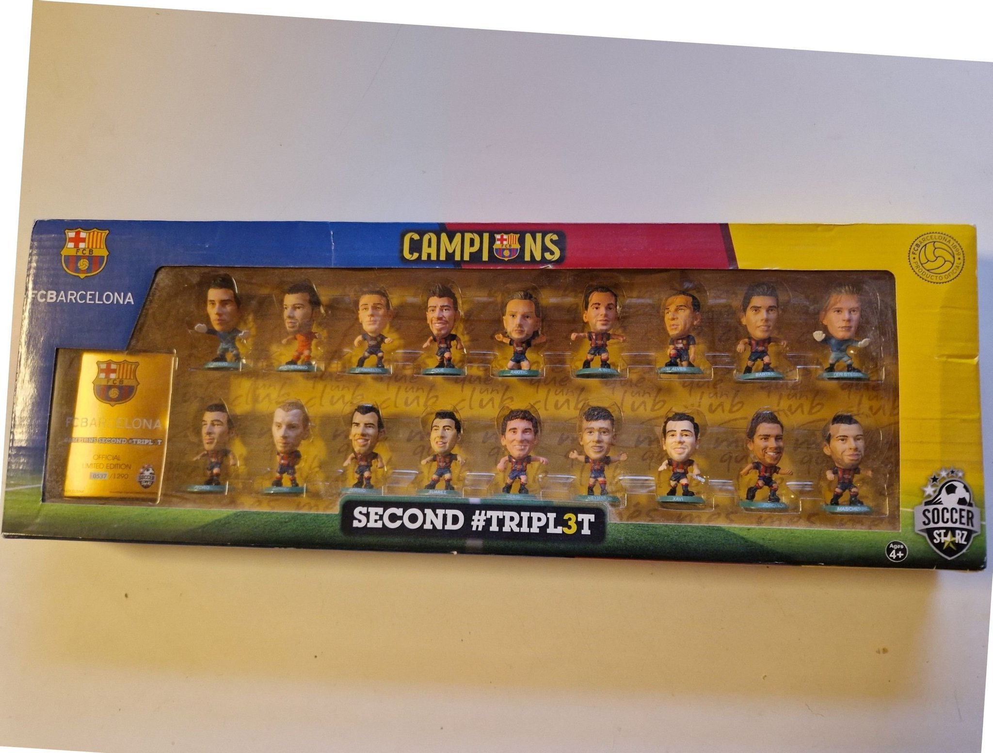 スポーツ O702 FCBarcelonacampions SECOND #TRIPL3T FC Barcelona SoccerStarz Team Pack Second #TRIPL3T Limited Edition