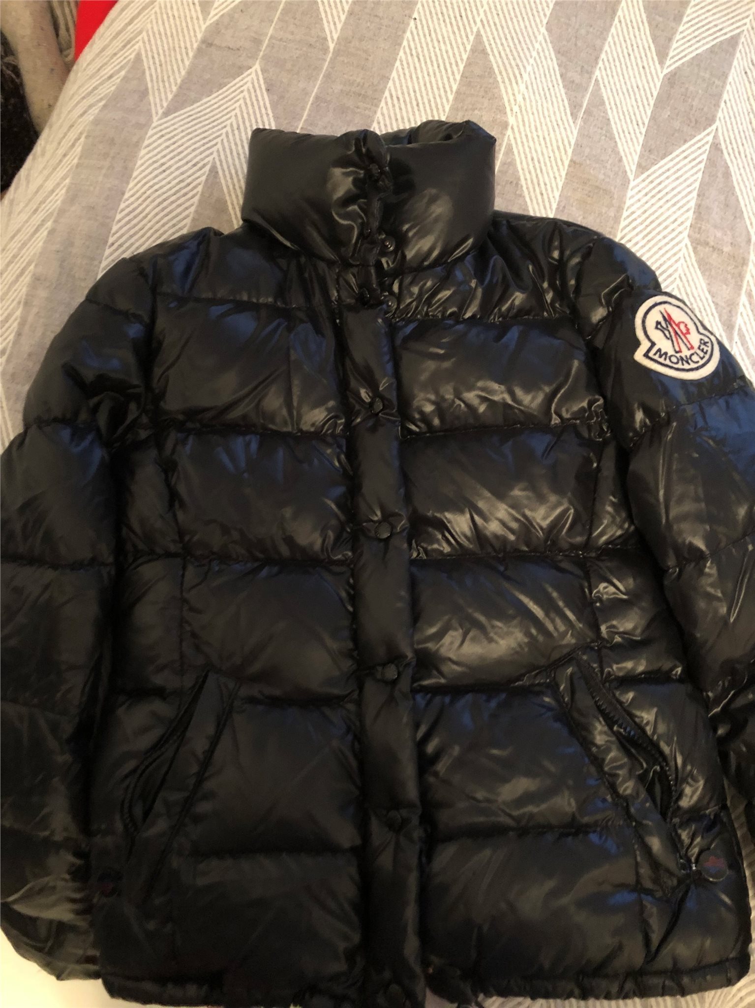 Used Women's Moncler Jacket Size US 0/EU32 Black (336132736) ᐈ Köp på