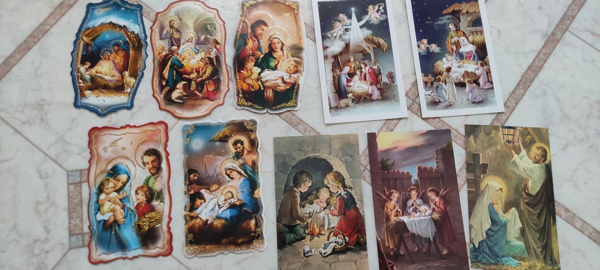 Se produkter som liknar 10 st. julbilder, religiösa b.. på Tradera