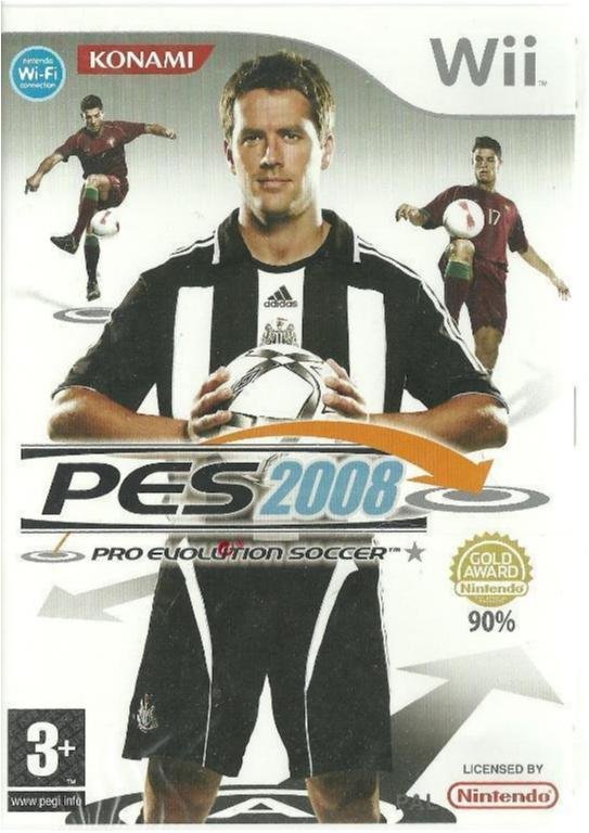 PRO EVOLUTION SOCCER 2008 (INPLASTAT WII SPEL)
