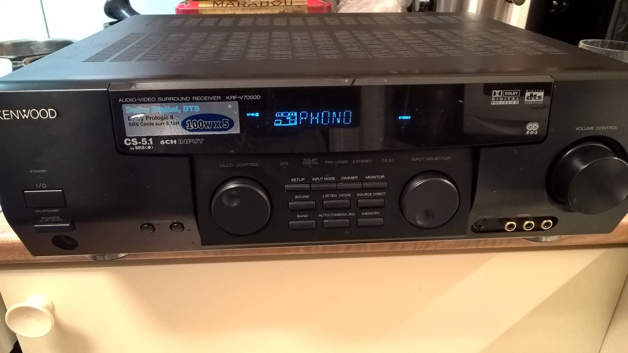 Kenwood audio/video surround receiver KRFV7050.. (347710685) ᐈ Köp på