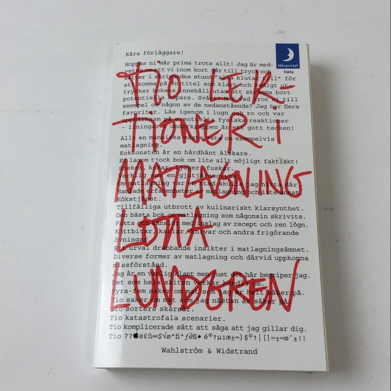 lotta lundgren 10 lektioner i matlagning