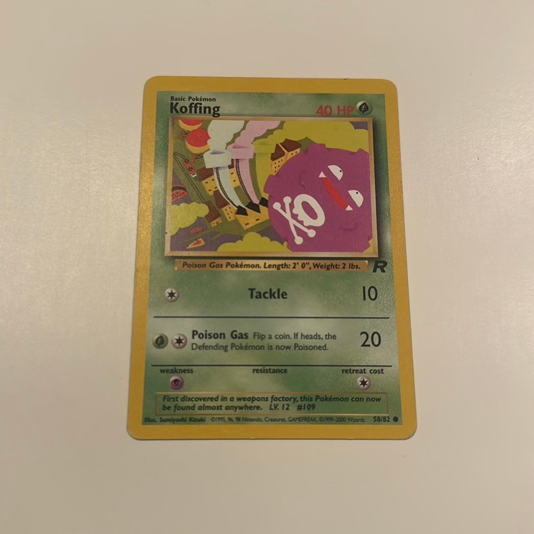 Koffing Team Rocket Pokmonkort | Kp p Tradera (718027565)