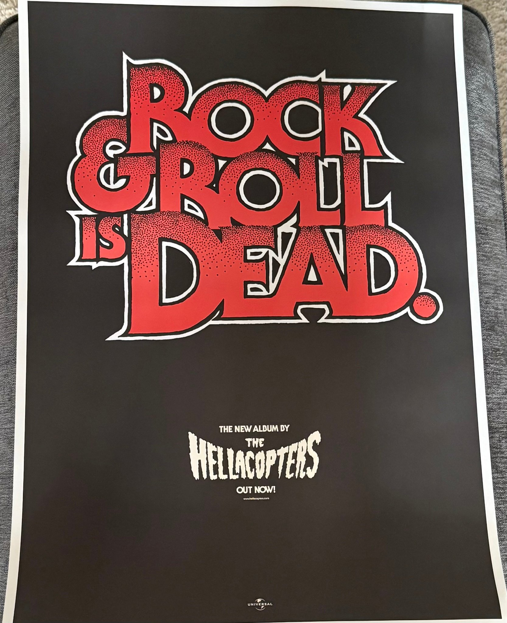 The Hellacopters Rock & Roll Is Dead Promoaffisch | Köp på Tradera