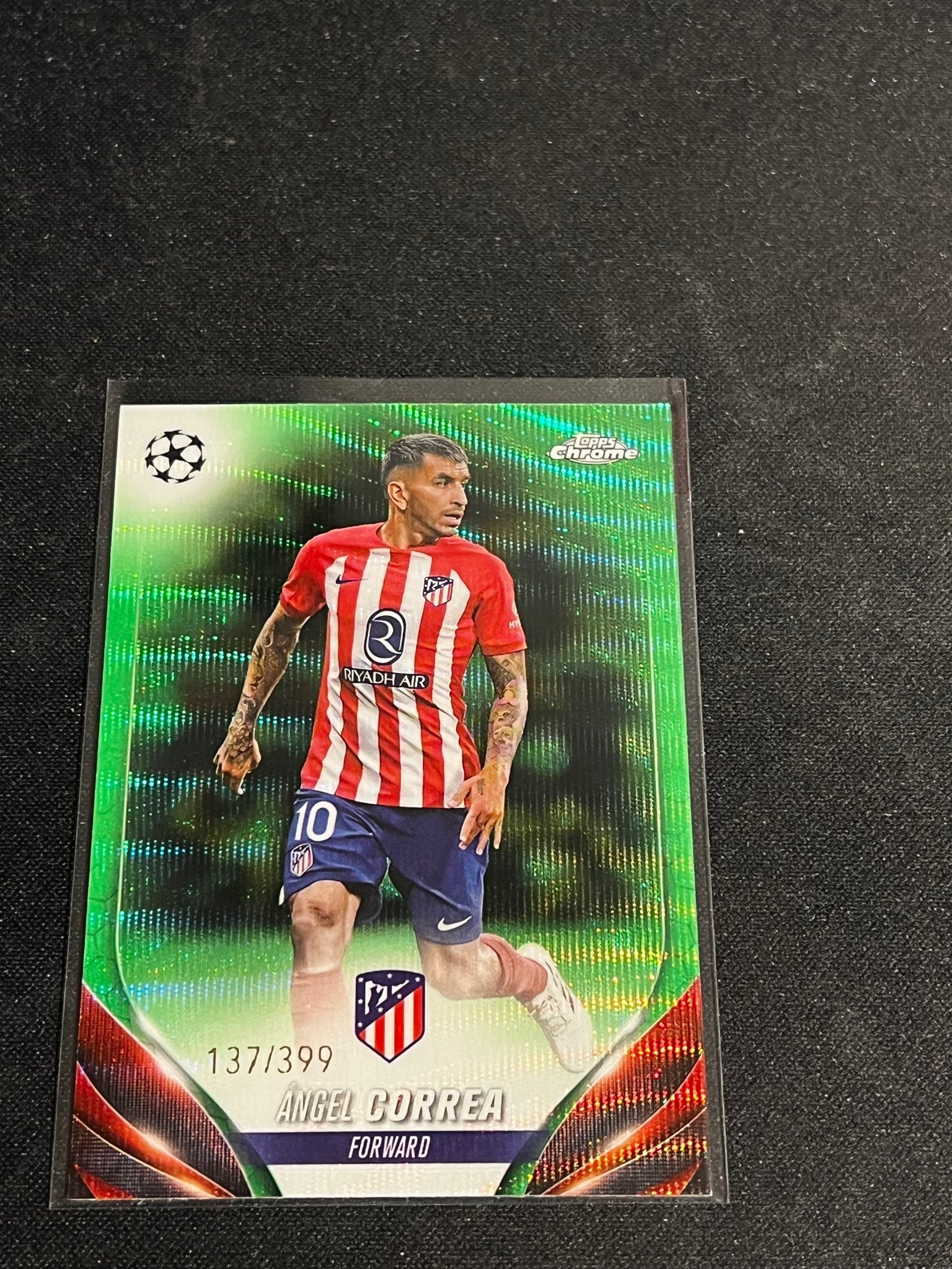 Angel Correa Topps Chrome UEFA Champions League.. | Köp på Tradera