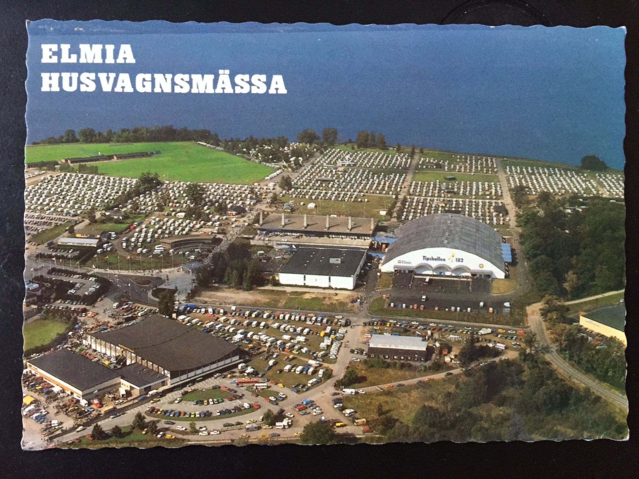 FLYGFOTO JÖNKÖPING ELMIA HUSVAGNSMÄSSA TIPSHALLEN FOTBOLL STADION ARENA