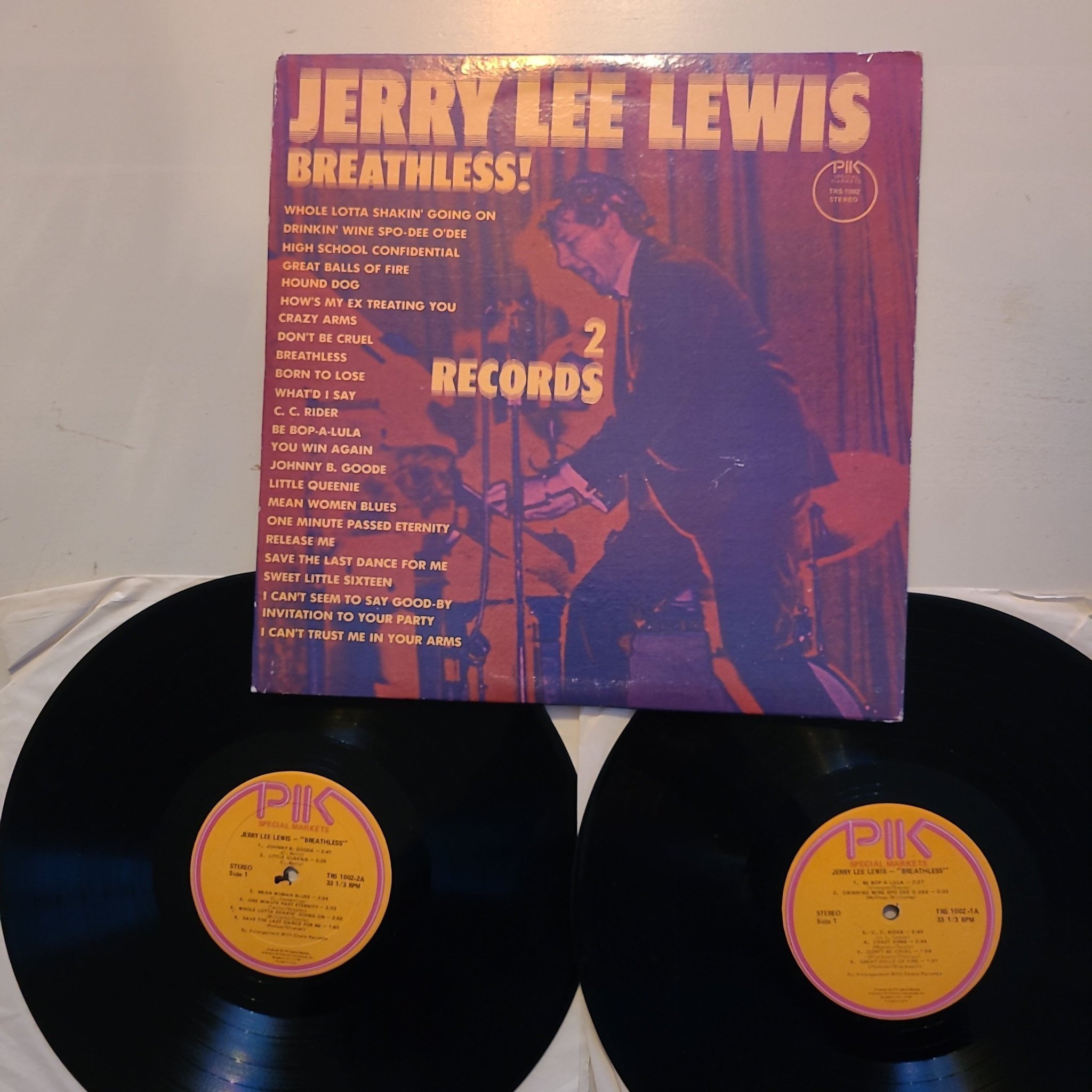Jerry Lee Lewis, Breathless 2 lp Köp på Tradera (625470529)