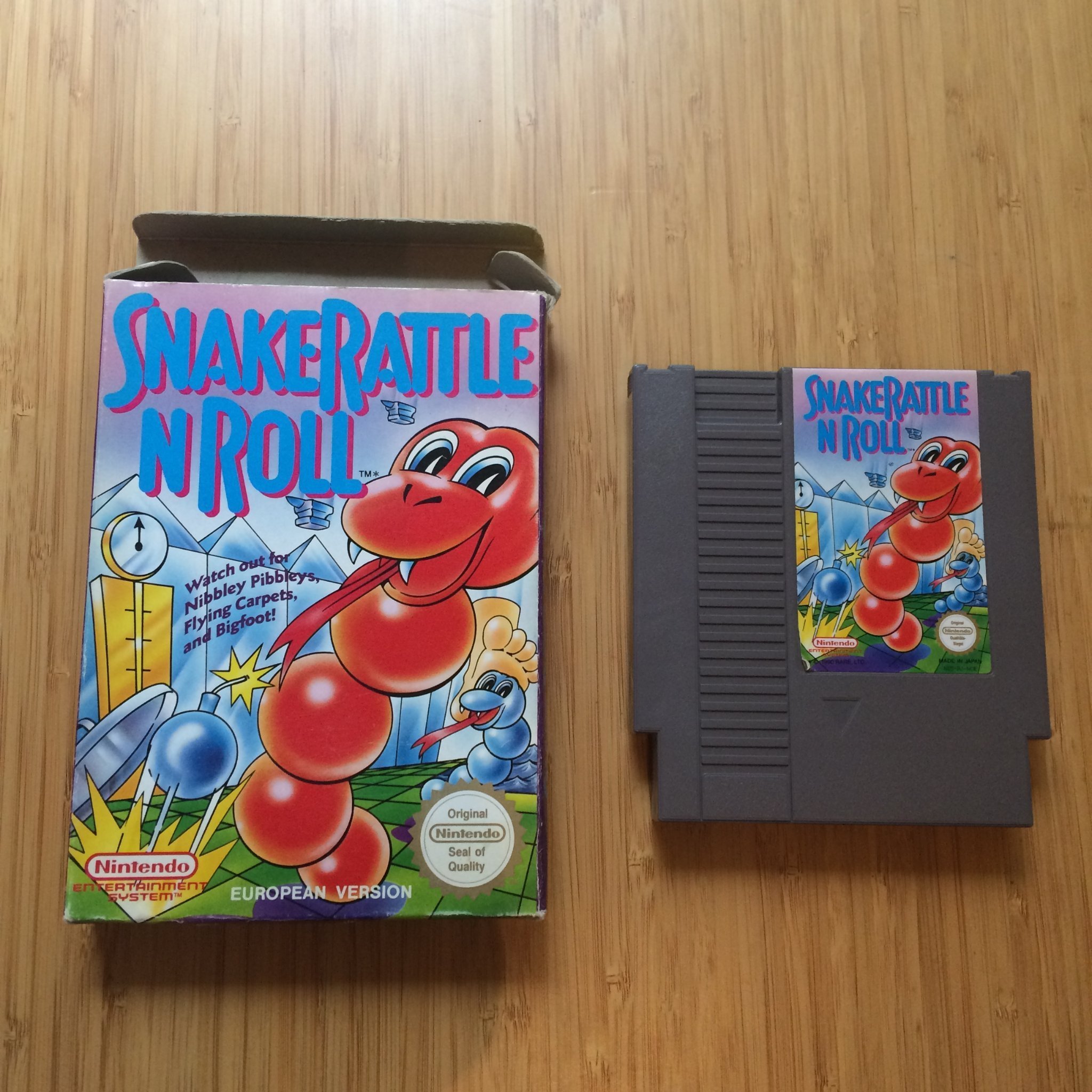 Snake Rattle N Roll till Nintendo NES 8bit (408966435) ᐈ Köp på Tradera