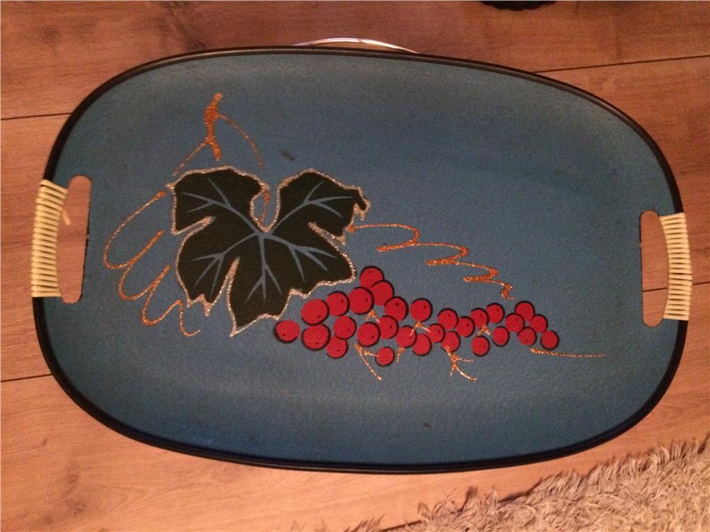 Serveringsbricka 50 tal rockabilly kök retro på tradera.com antika