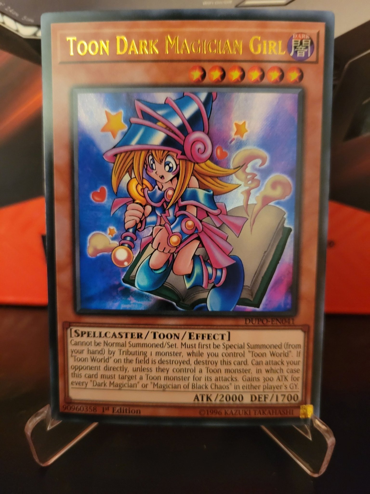 Yu-Gi-Oh Toon Dark Magician Girl Ultra Rare Helt nytt kort