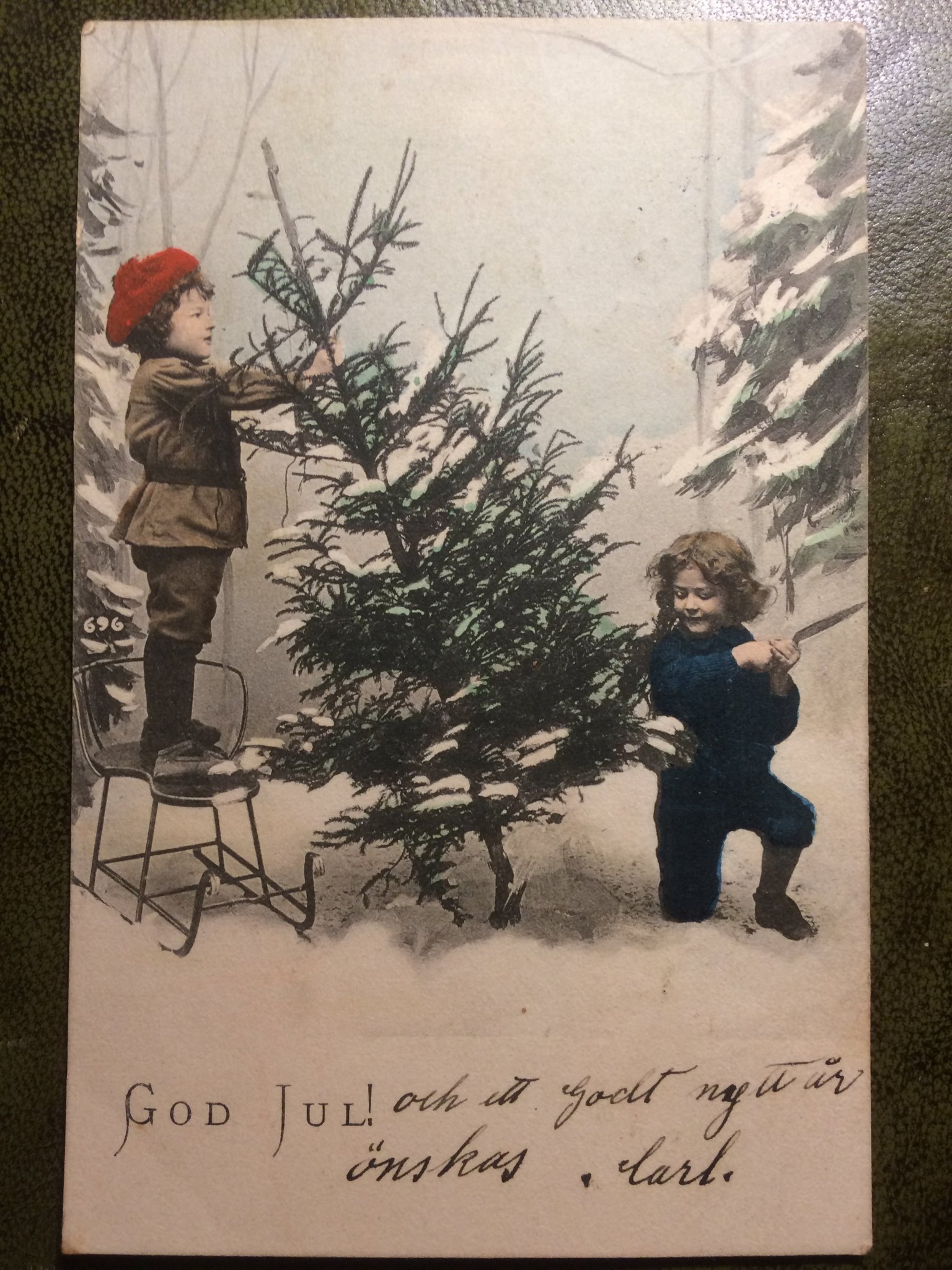 Julkort från 19021905 (378003215) ᐈ Köp på Tradera
