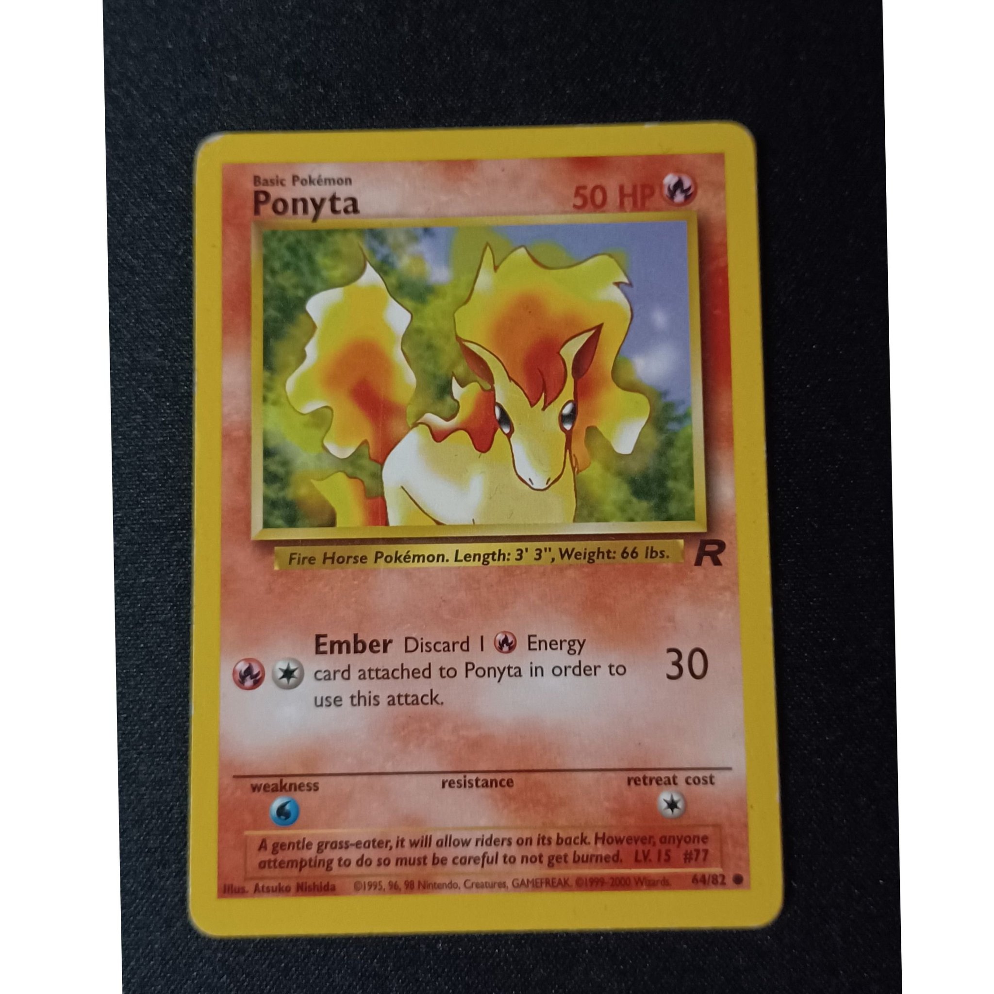 [ POKÉMONKORT PONYTA TEAM ROCKET BASE SET .. Köp på Tradera