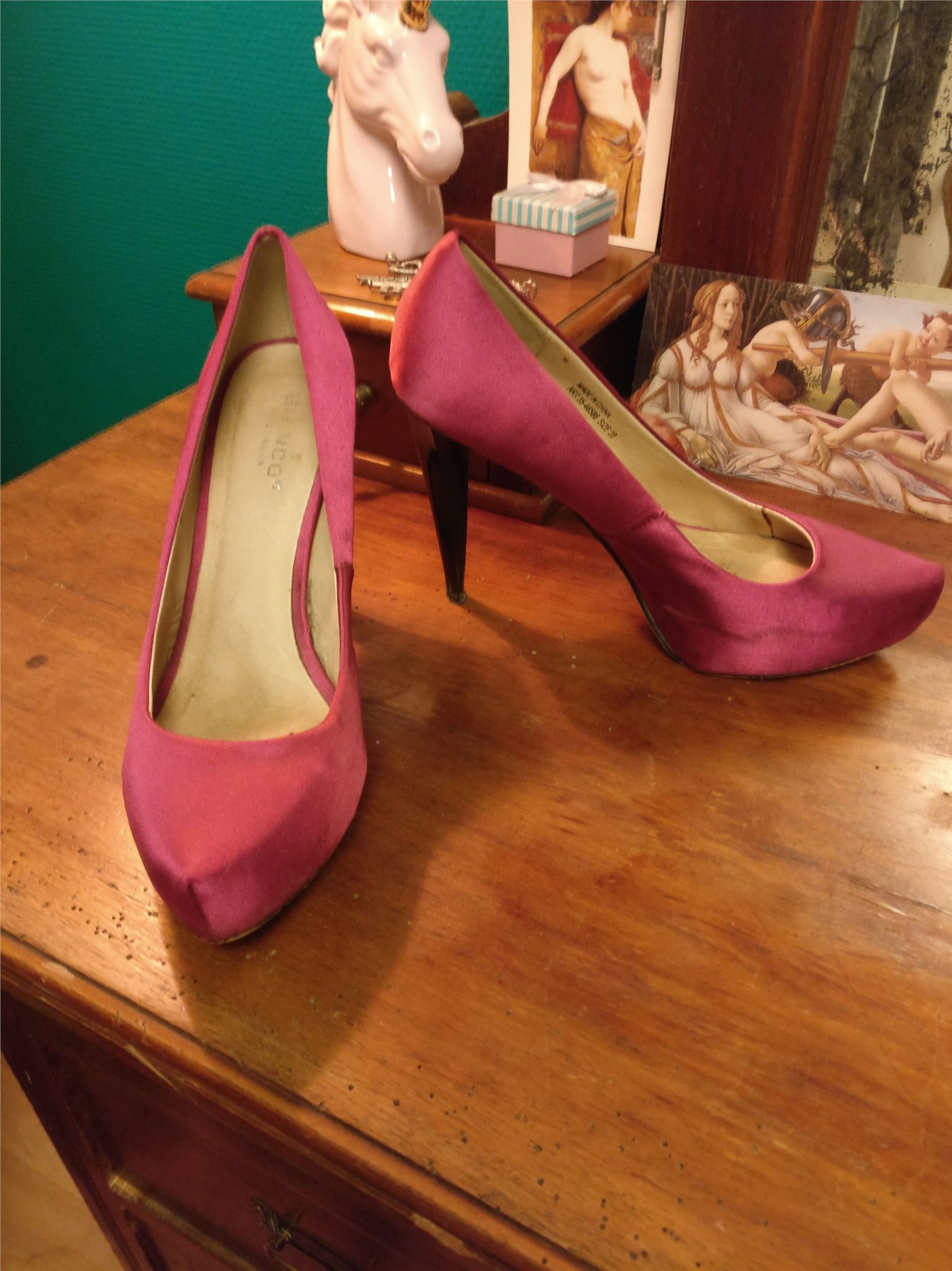 Rosa lila högklackade skor, pumps stl 38 siden (343609163 Rosa lila högklackade skor, pumps stl 38 siden (343609163