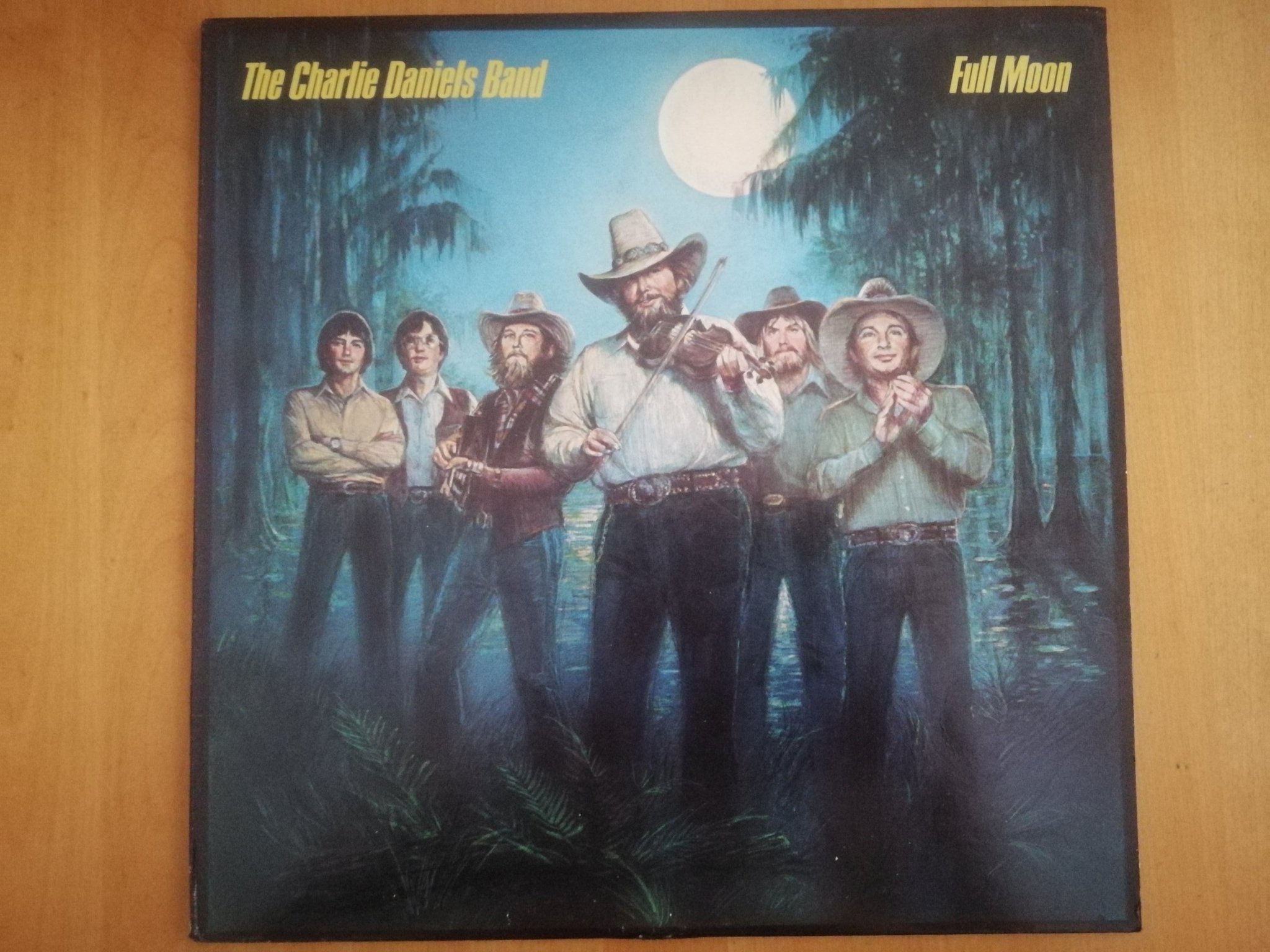 LP- The CHARLIE DANIELS BAND - " Full Moon " US- Press - 80