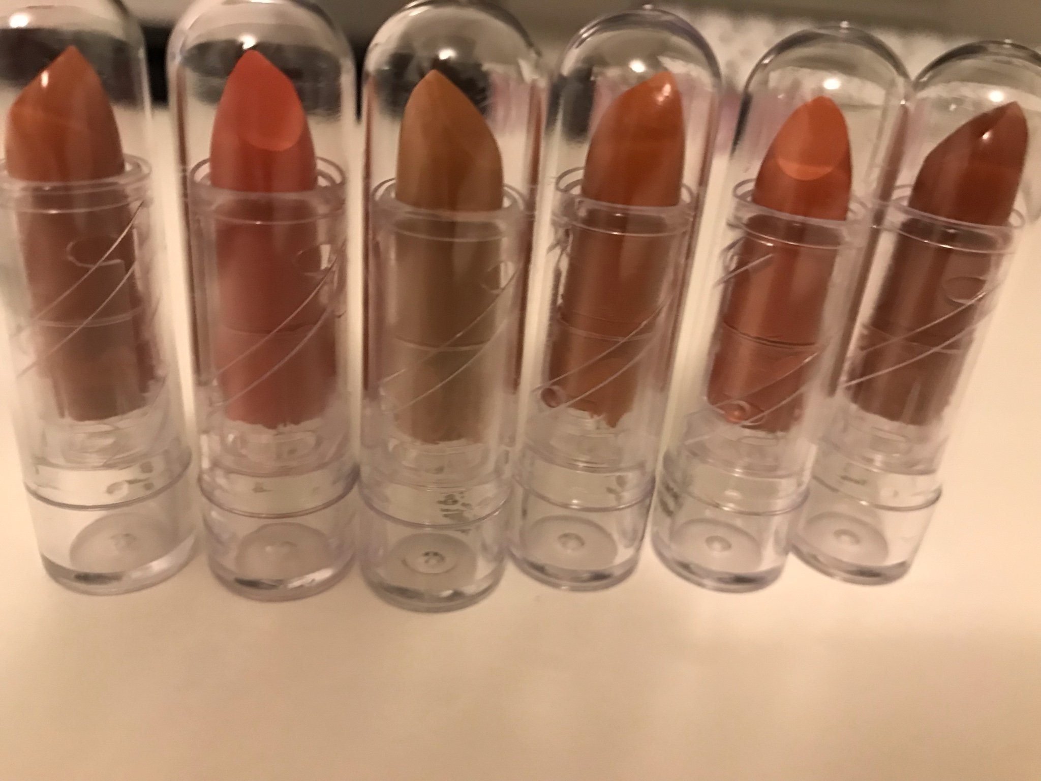 6-PACK W7 Fashion Lipstick - The Nudes travel size