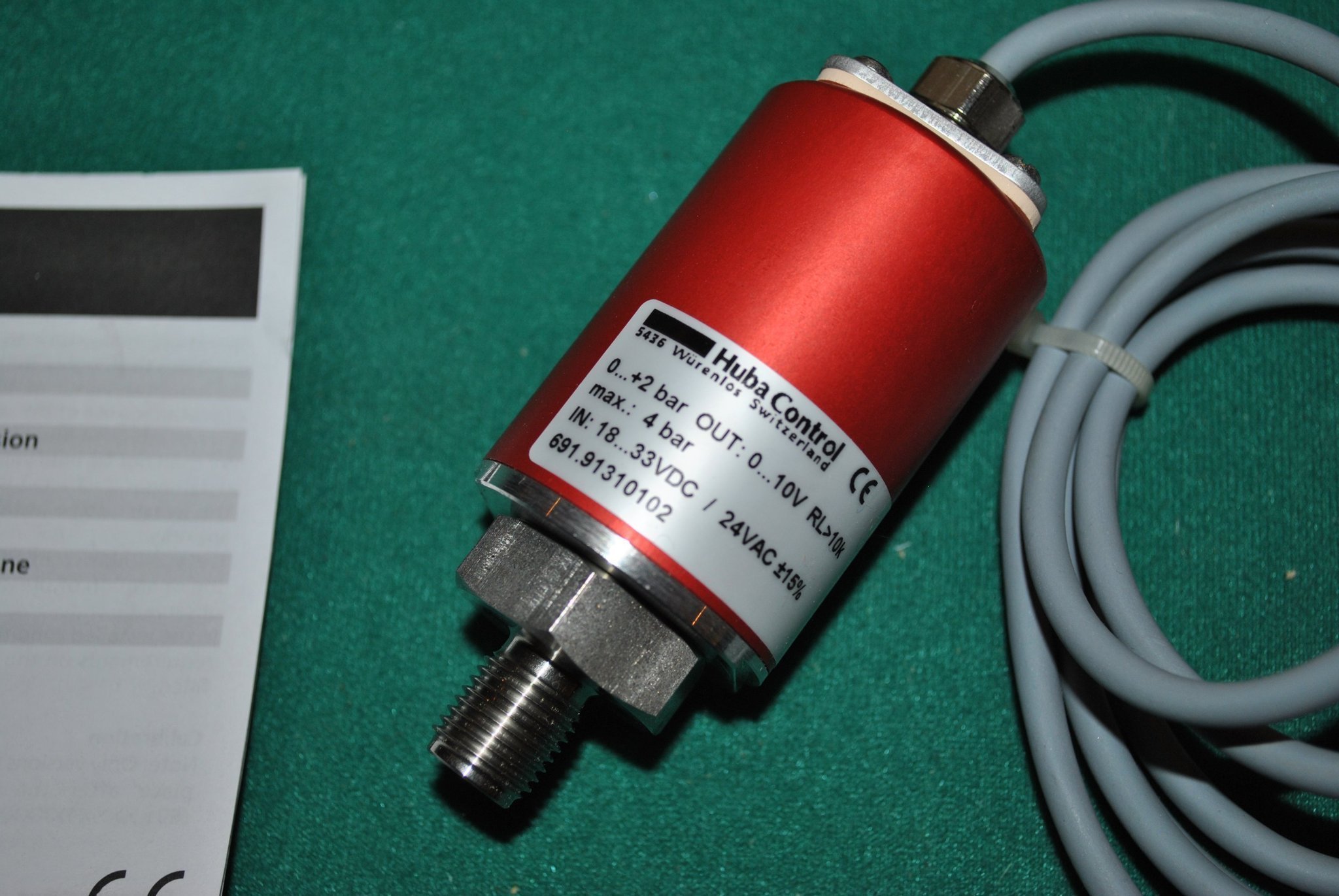 Trycktransmitter Huba control 5436 02bar Reg.. Köp på Tradera (540894272)