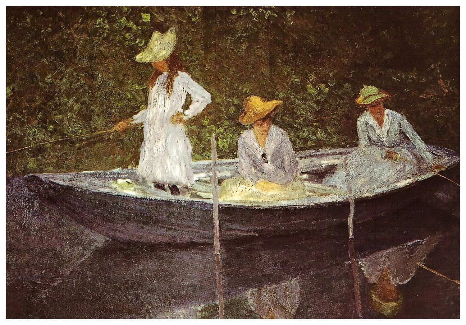 Konst av Claude La barque à Giverny Köp på Tradera (593787762)