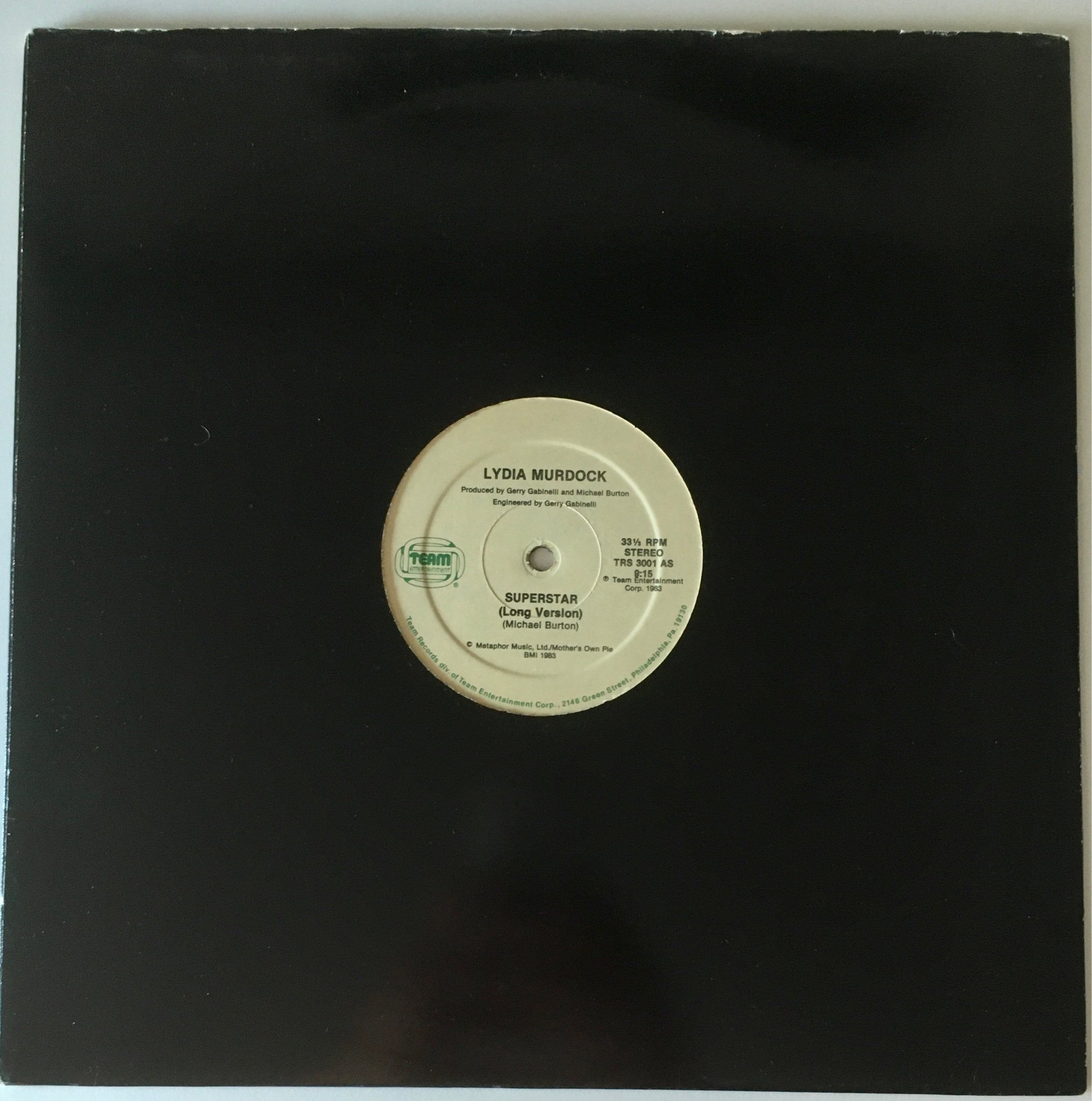 LYDIA MURDOCK - SUPERSTAR vs BILLIE JEAN 12 Dj soul funk disco (Rare)
