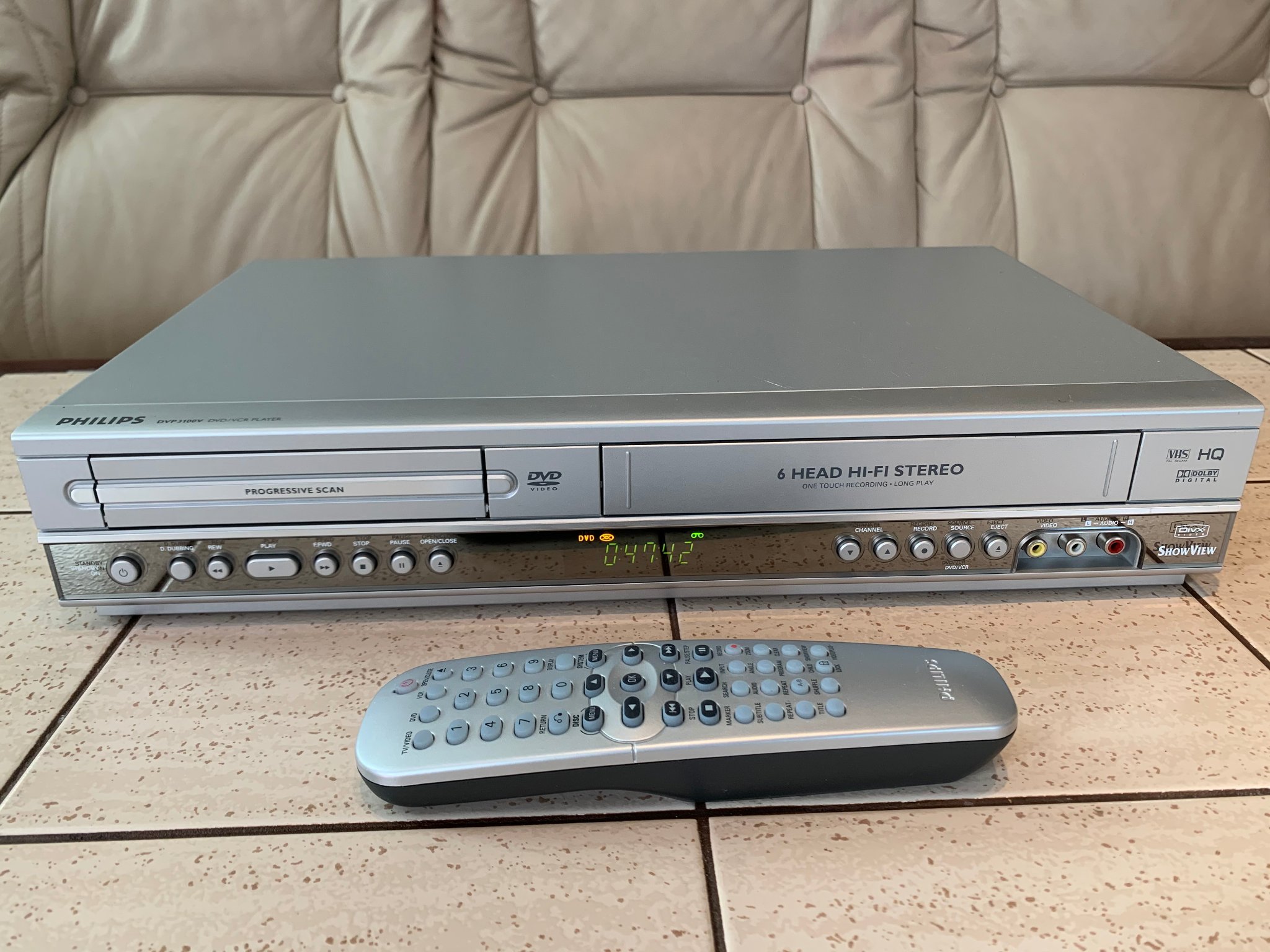 Philips Combo DVD & VHSSpelare DVP3100VSilver (418432190) ᐈ Köp på