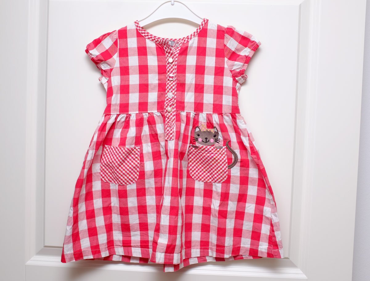 LINDEX klänning katt stl 92 (400140137) ᐈ Köp på Tradera Klänning med katt i fickan