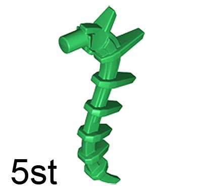 5st Klätterväxt / ranka / svans Green (LEGO Artnr: 6154865, 6270055)