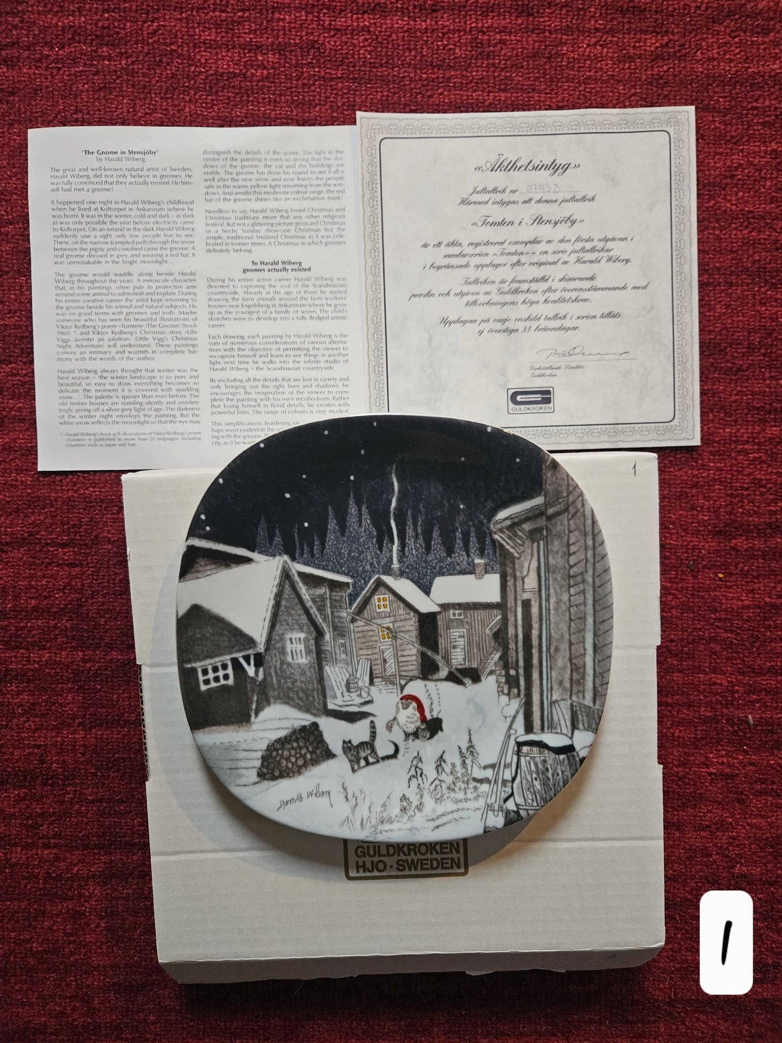 Se produkter som liknar GULDKROKEN Harald Wiberg Jult.. på Tradera