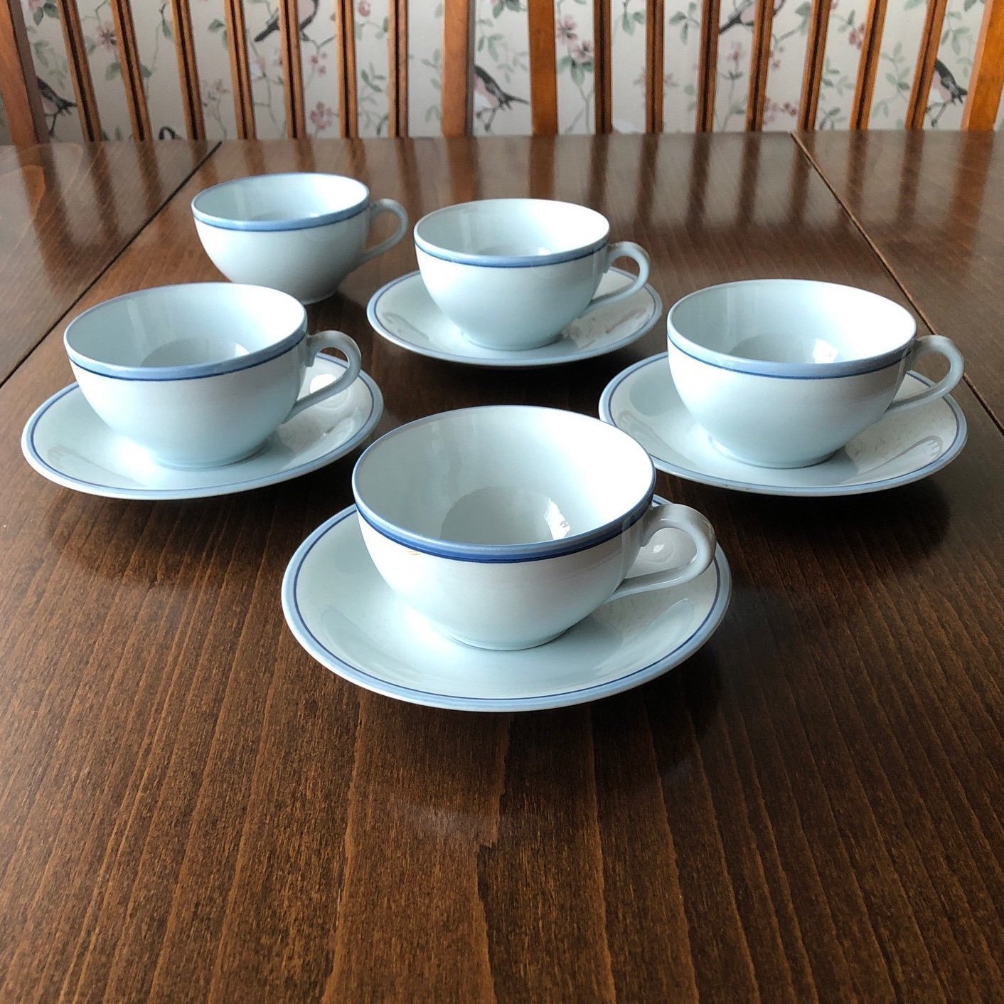 RETRO VINTAGE RÖRSTRAND SILJA KOPP KAFFEKOPP TEKOPP 5 ST MED FAT 4 ST