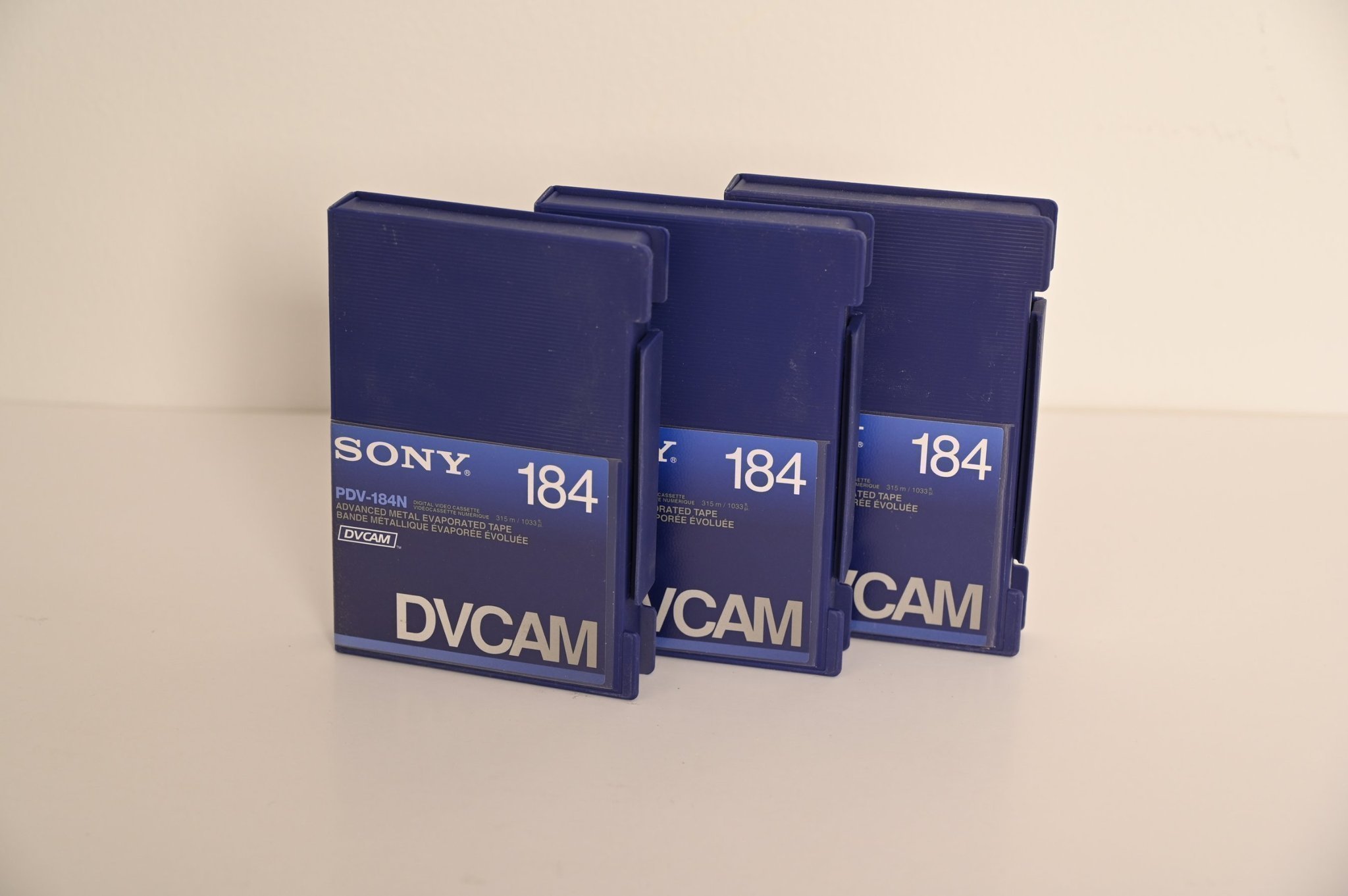 3 st Sony PDV-184N DVCAM videokassetter 184 min.. | Köp på Tradera