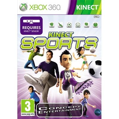 KINECT SPORTS (komplett) till Microsoft Xbox 360
