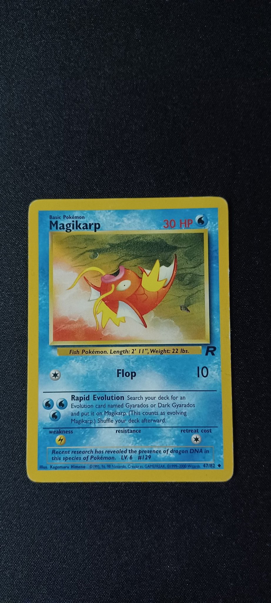 [ POKÉMONKORT MAGIKARP TEAM ROCKET BASE SET.. Köp på Tradera