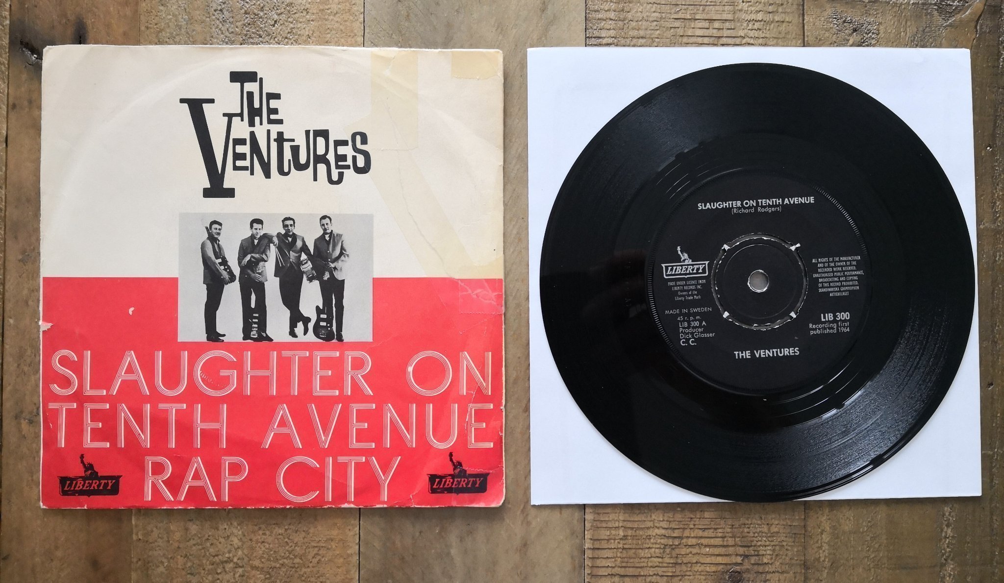 THE VENTURES 7" SINGEL SLAUGHTER ON TENTH AVEN.. (409037601) ᐈ Köp på