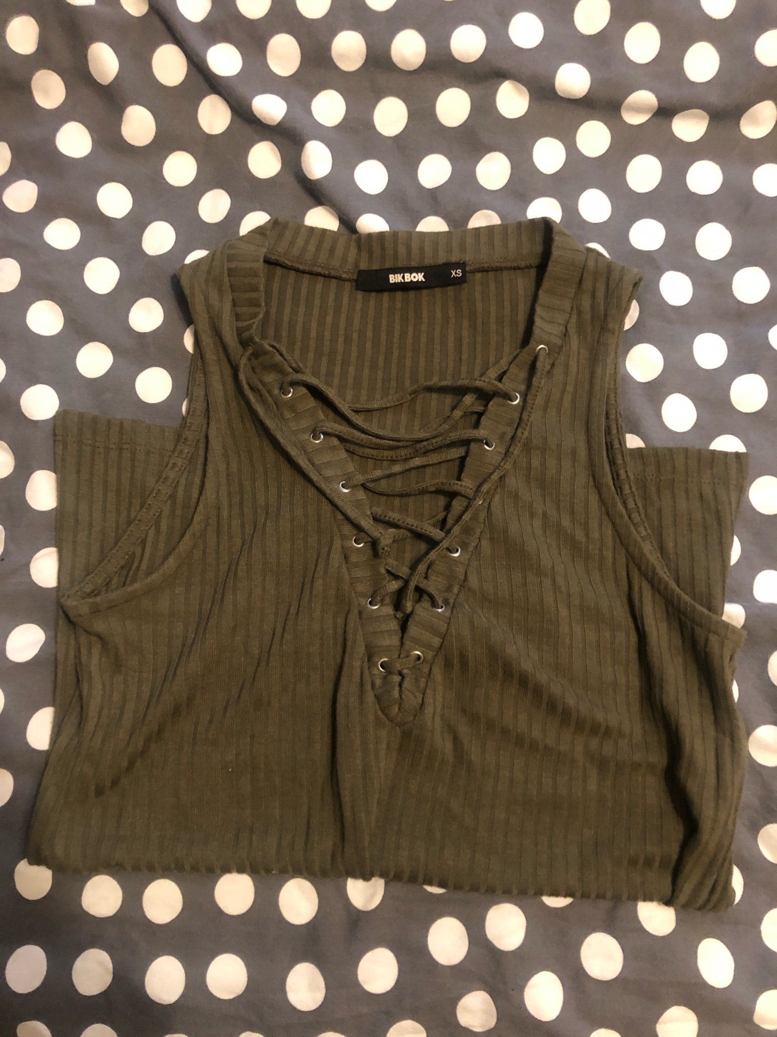 Linne med snörning Gina Tricot XS Linne med snörning Gina Tricot XS
