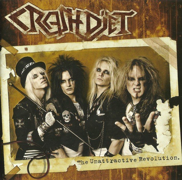 Crashdïet-Cd 2007-The Unattractive Revolution-Super j-case with sticker-Mkt Fin