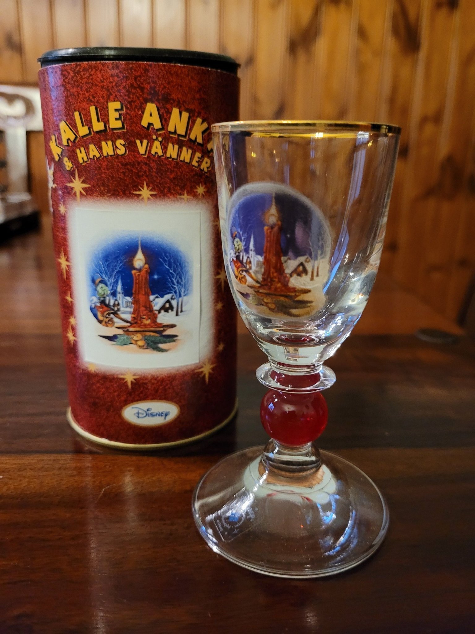 Fyrklövern Disney Jul snapsglas Benjamin Syrsa Köp på Tradera (614340990)