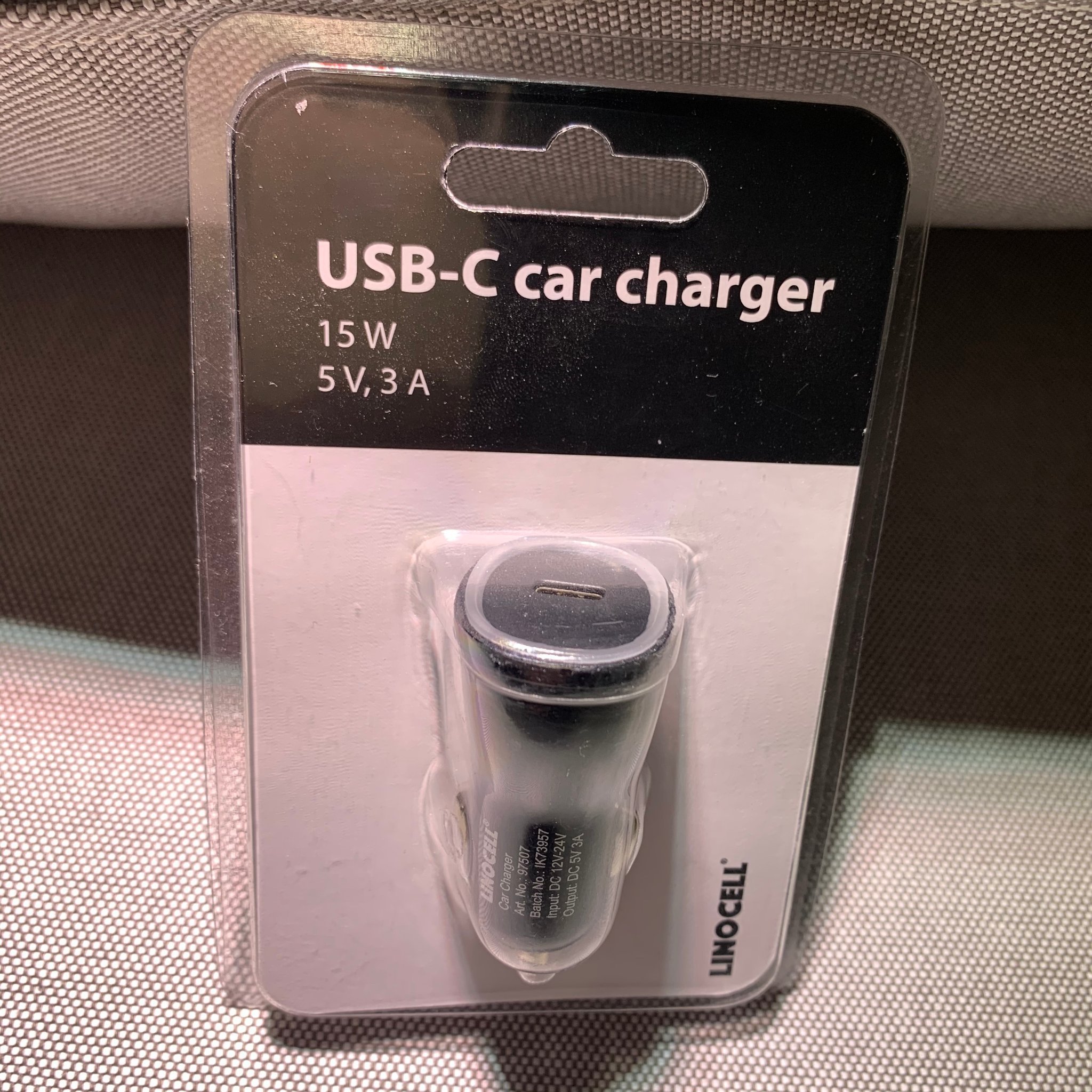 NY, 12V USB C bil laddare, adapter, 3A, 15W, USBC till iphone samsung mobil NY, 12V USB C bil laddare, adapter, 3A, 15W, USBC till iphone samsung mobil