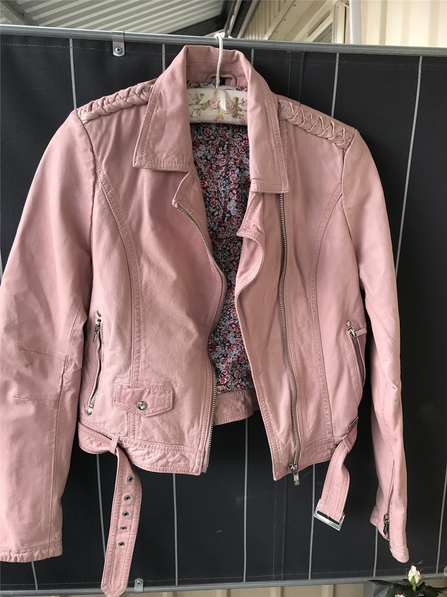 kenza rosa skinnjacka kenza rosa skinnjacka