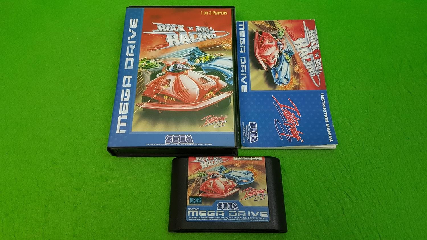 Rock N Roll Racing KOMPLETT Sega Megadrive (411867952) ᐈ SpelHem på Tradera