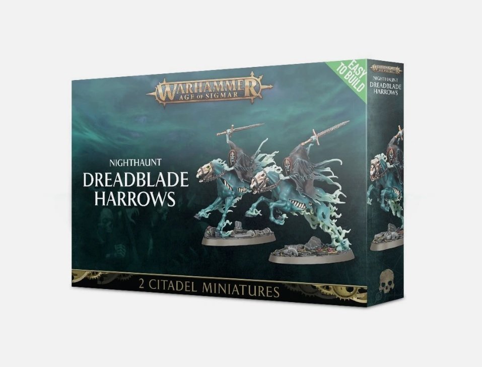 Warhammer Age of Sigmar Nighthaunt Dreadblade Harrows - Spelklara fint målade!