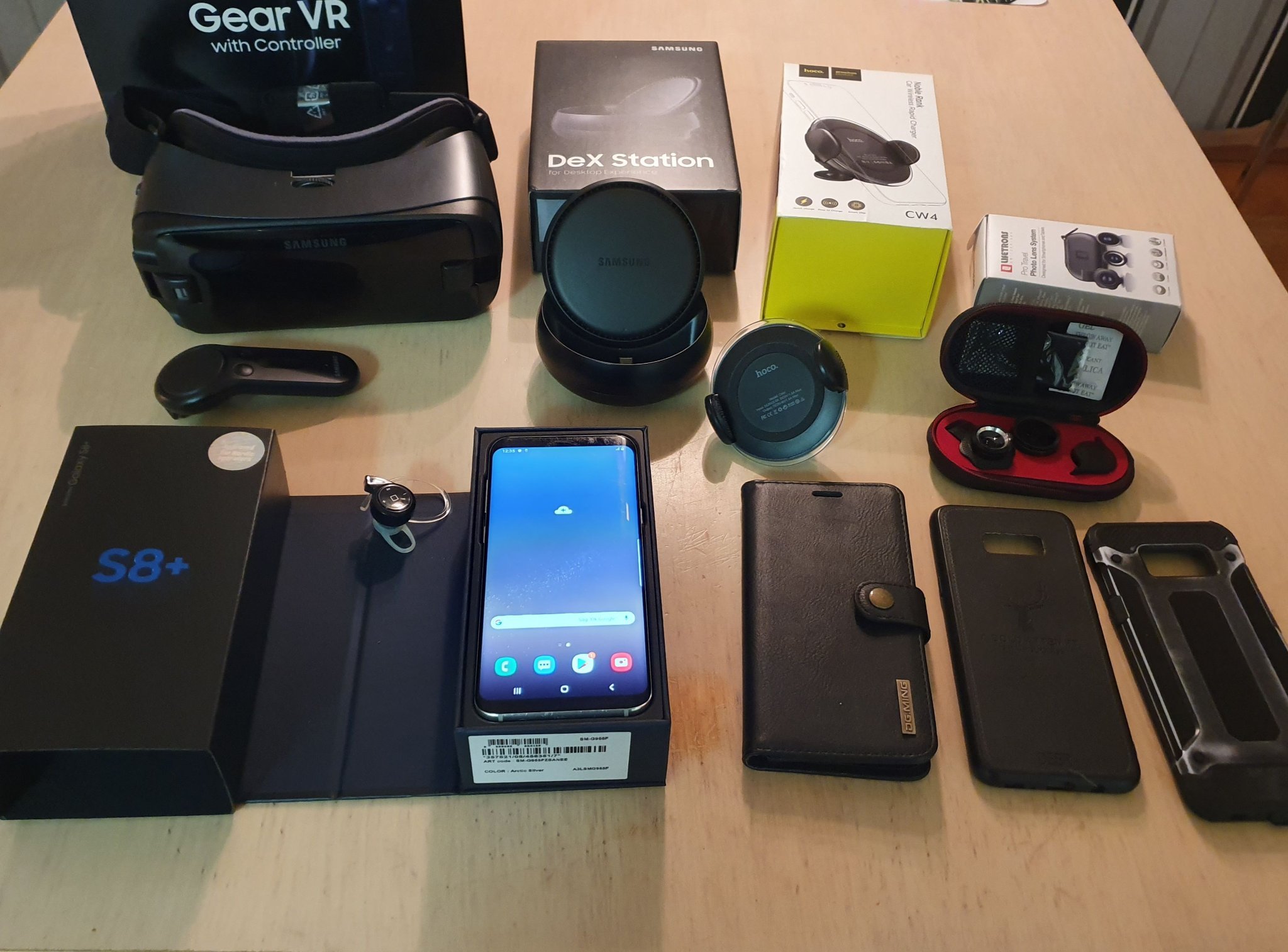 Samsung s8+,olåst +qi laddare Samsung s8+,olåst +qi laddare