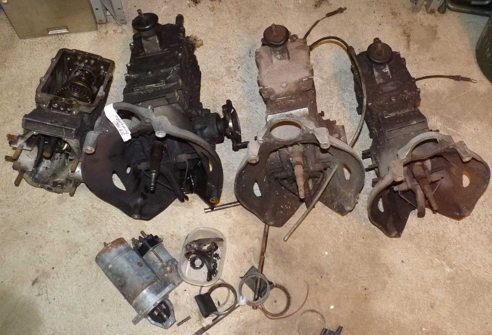 3,5 defekta växellådor till Citroen 2CV för den händige