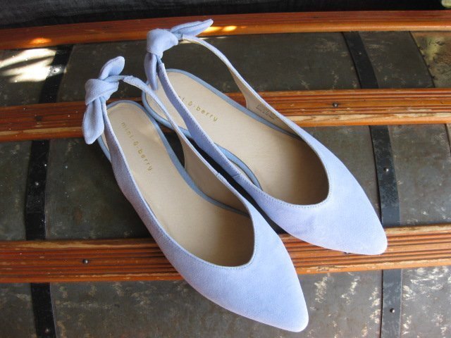 MINT & BERRY - Slip-in med rosett - stl 39 - NYA