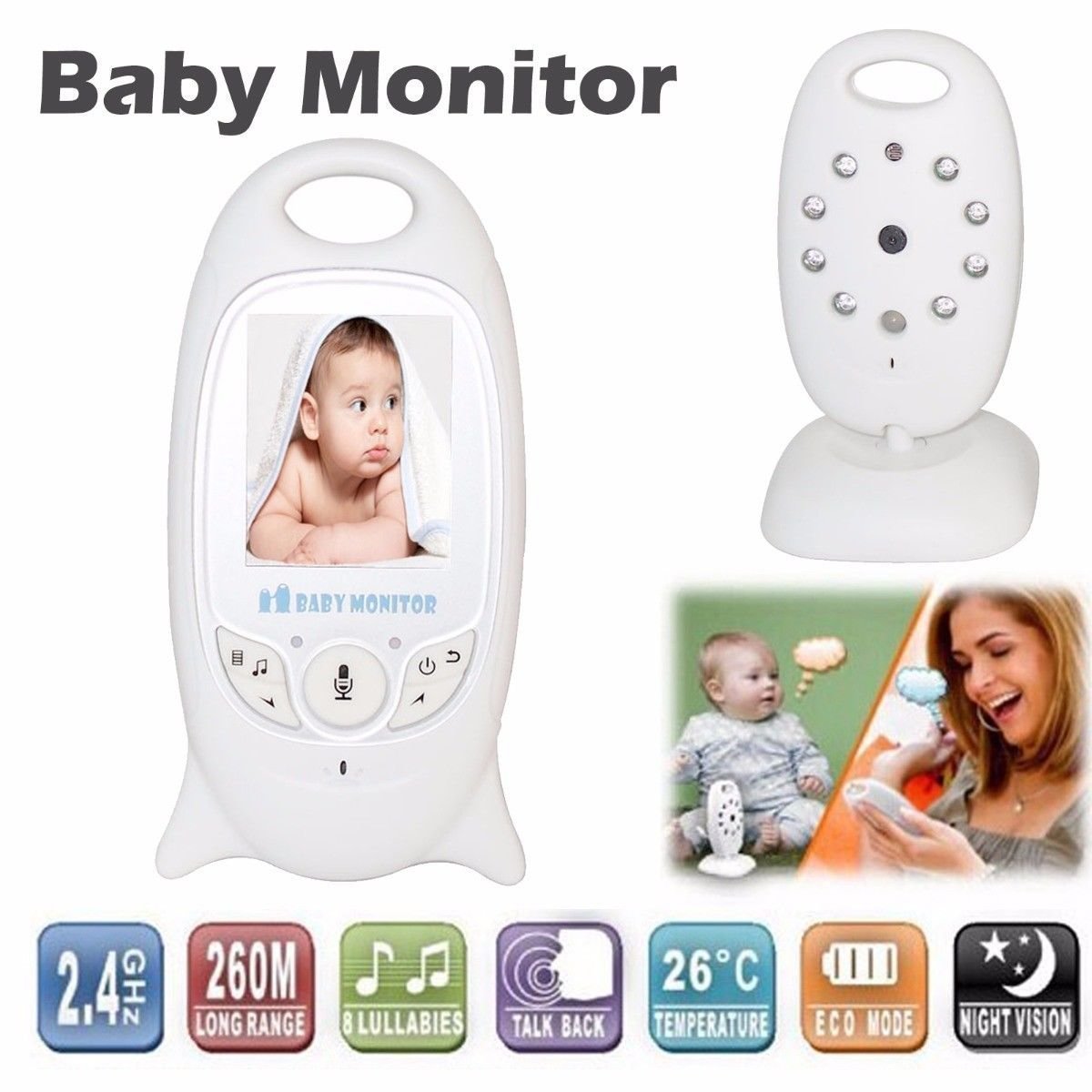 2 way baby monitor with camera