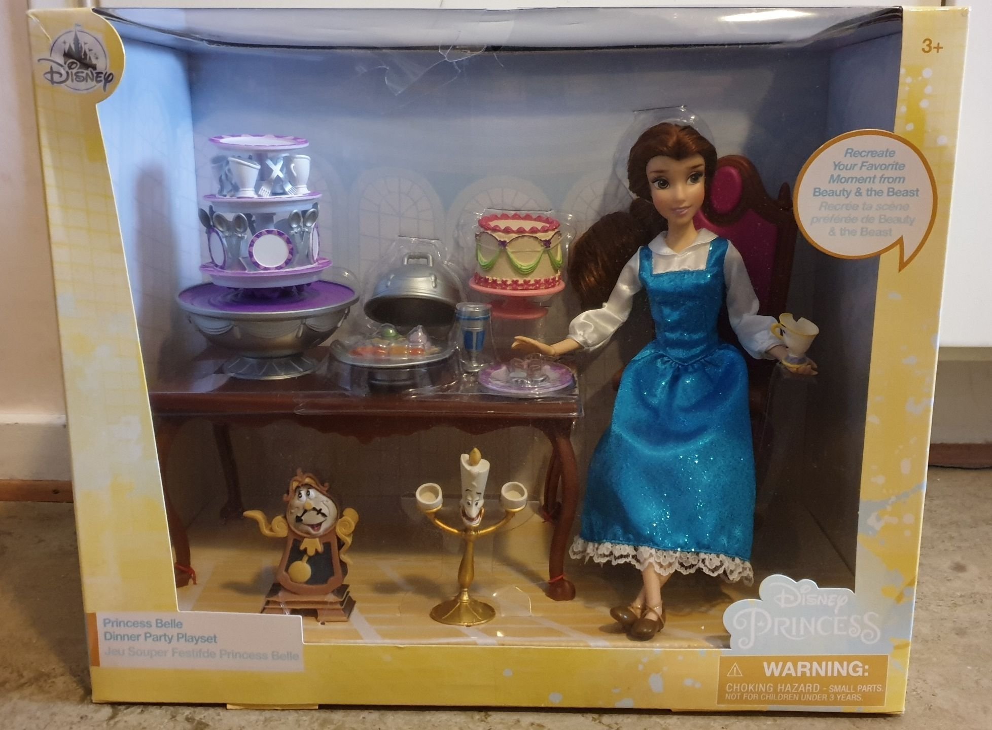 princess belle dinner party playset