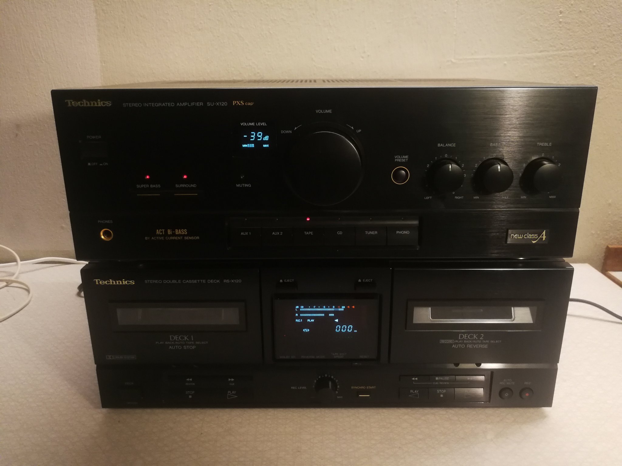Technics stereo intergrated amplifier SU- X120 .. (416761474) ᐈ Köp på ...