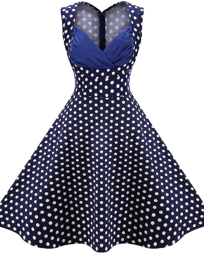 blå rockabilly klänning blå rockabilly klänning