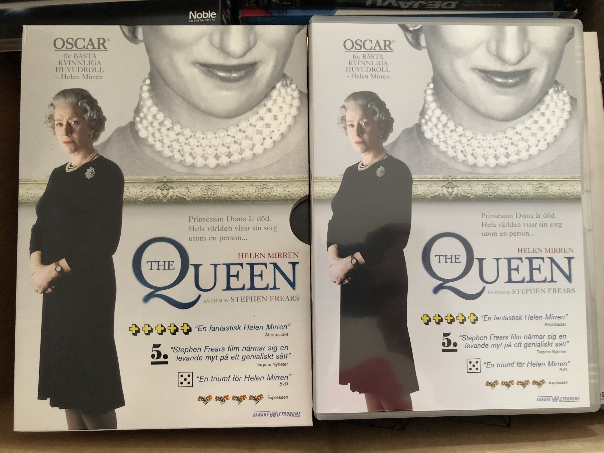 The Queen (DVD) med papphölje
