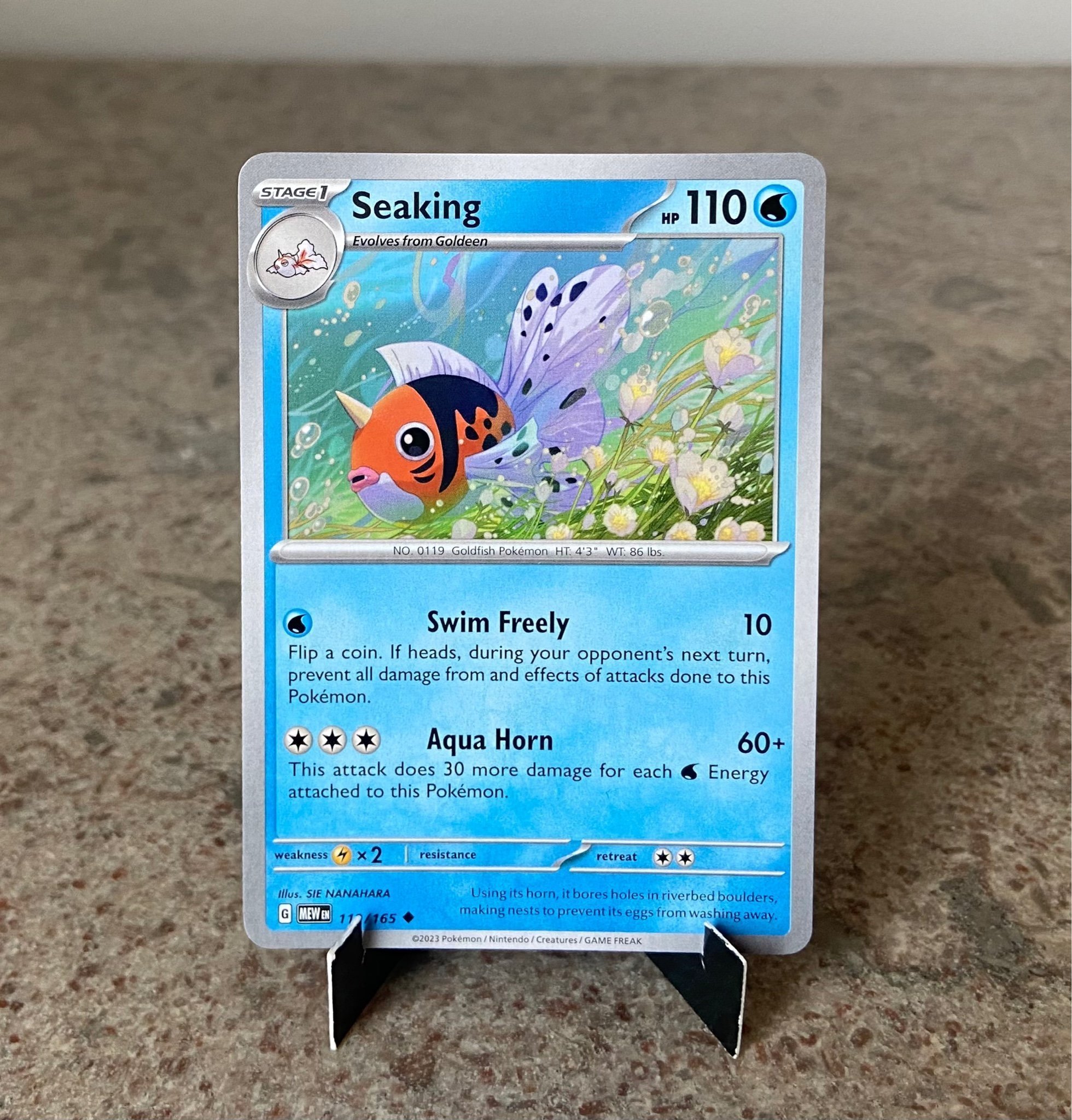 Pokemon 151 - Seaking 119/165 | Kp p Tradera (728027881)