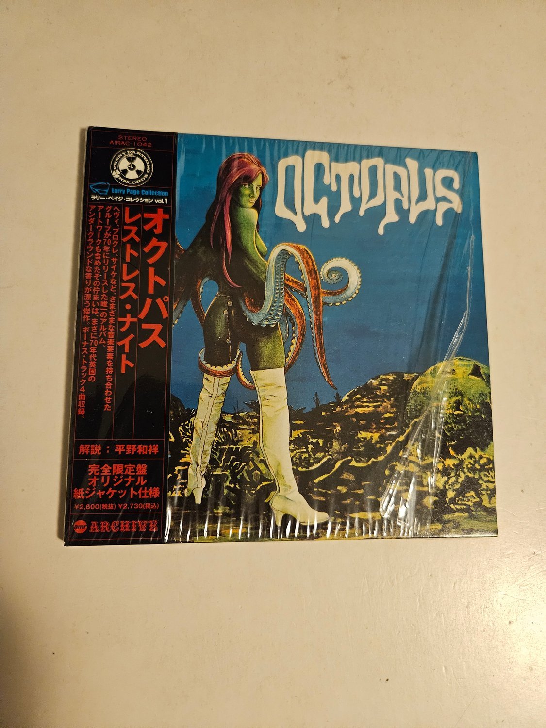 UKオリジナル オクトパス レストレスナイト レコード UKオリジナル オクトパス レストレスナイト レコード RESTLESS NIGHT